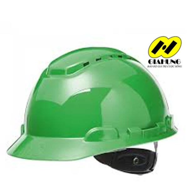 Mũ bảo hộ lao động 3M – H700 có lỗ thoáng màu xanh lá