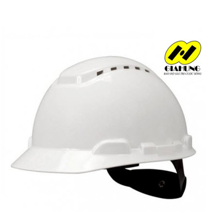 Mũ bảo hộ lao động 3M - H700 có lỗ thoáng màu trắng