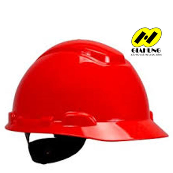 Mũ bảo hộ lao động 3M – H700 không có lỗ thoáng màu đỏ