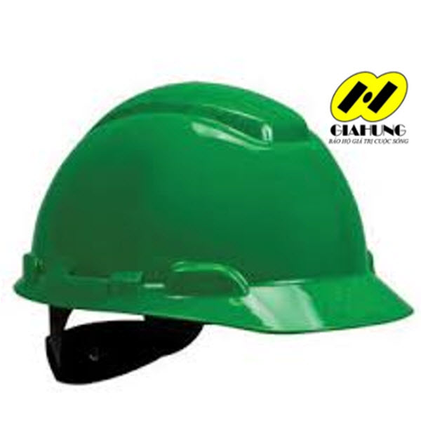 Mũ bảo hộ lao động 3M – H700 không có lỗ thoáng màu xanh lá