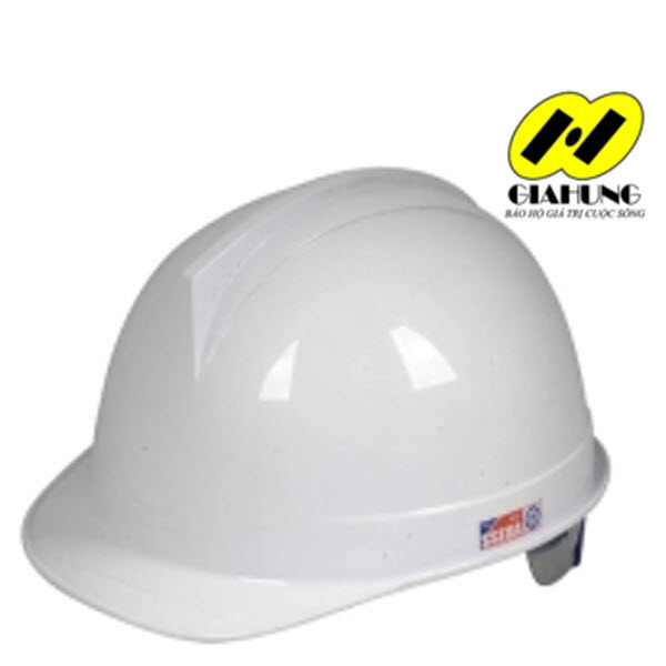 Mũ bảo hộ SSEDA Hàn Quốc mặt tròn màu trắng